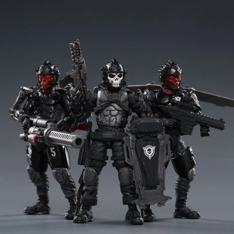 

JOYTOY 1/18 Action Figure (3PCS/SET) Skeleton Force Grim Reaper's Vengeance Collection Model Toy Free Shipping