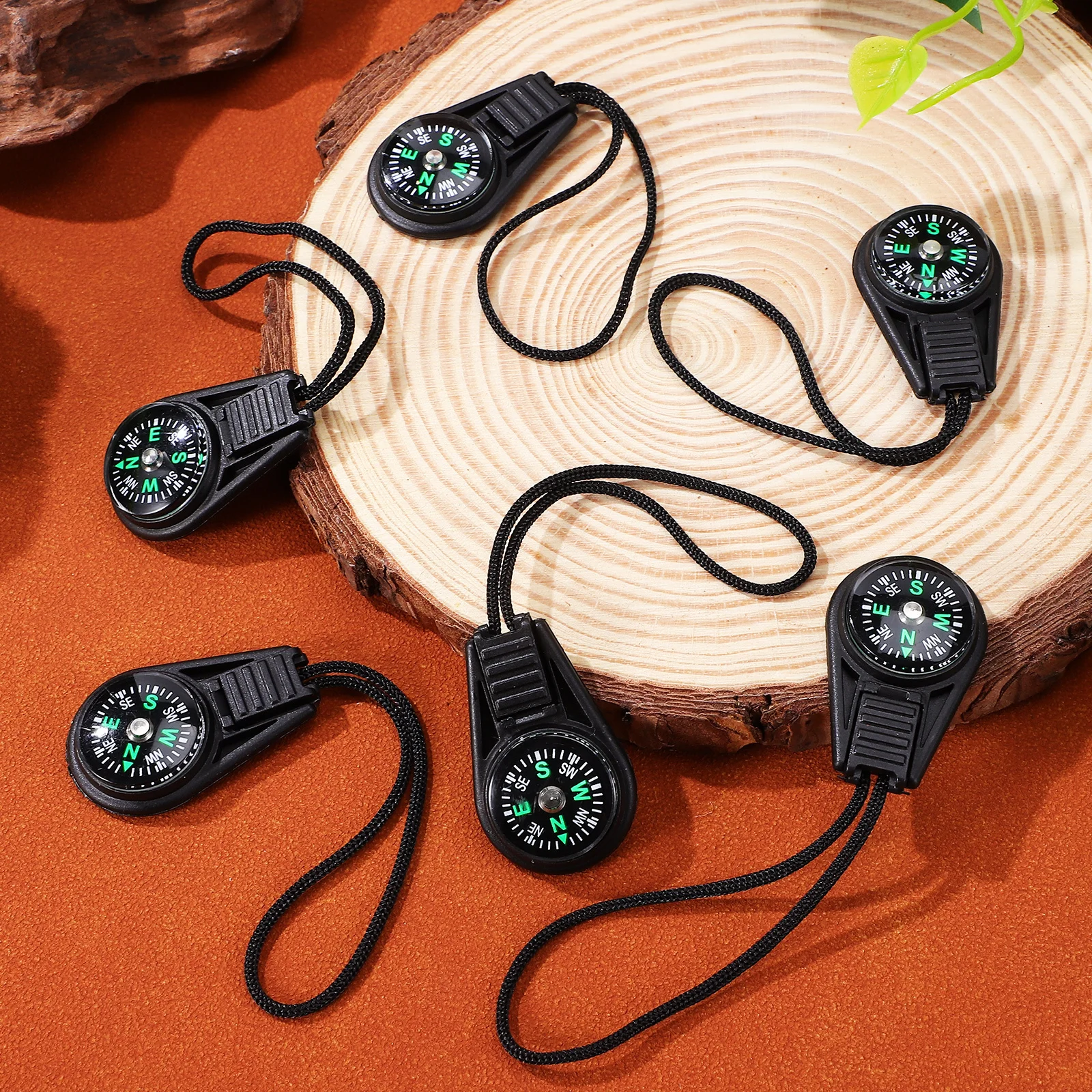 

20 pcs Mini Compass Outdoor Navigation Tool Portable Pocket Survival Gear For Hiking Camping Climbing Adventure Spherical Button