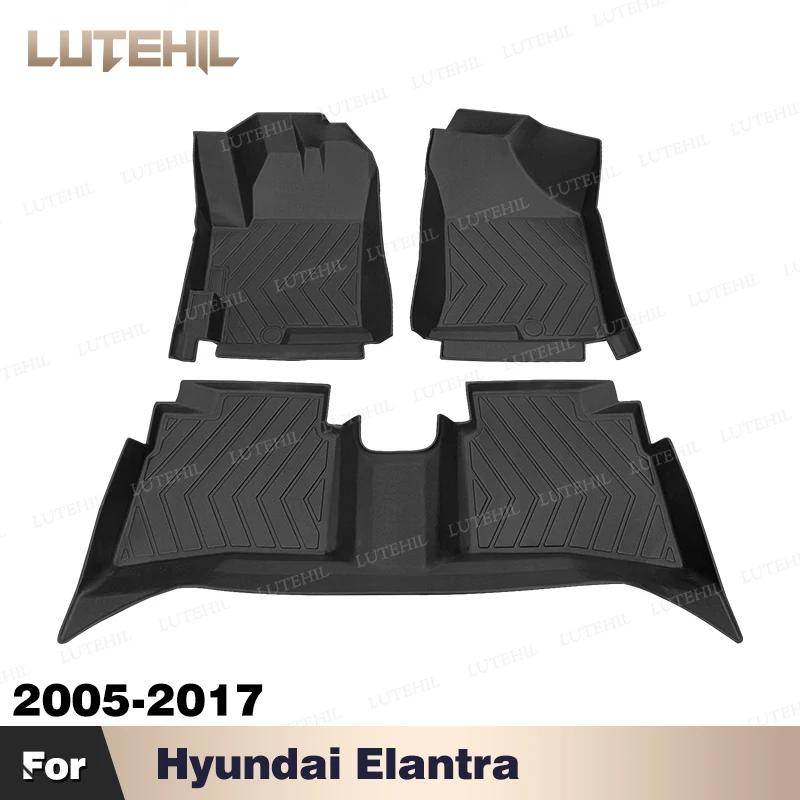 

Всепогодный напольный коврик из ТПЭ на заказ для Hyundai Elantra 2005-2017, ковровый чехол, водонепроницаемая автомобильная защита для интерьера, аксессуары