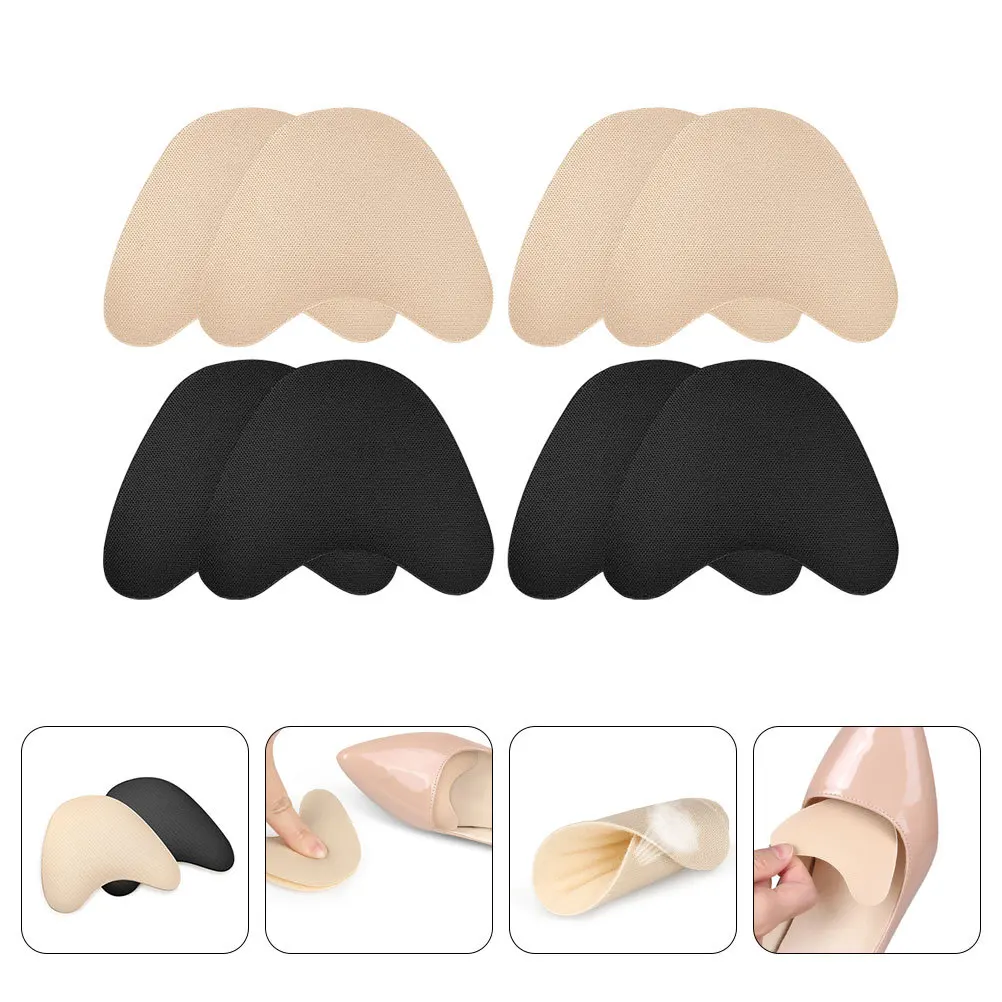 

4 Pairs Toe Pad Shoes Heel Pads Insoles for Women Heels Forefoot Cushion Soft Inserts High Feet