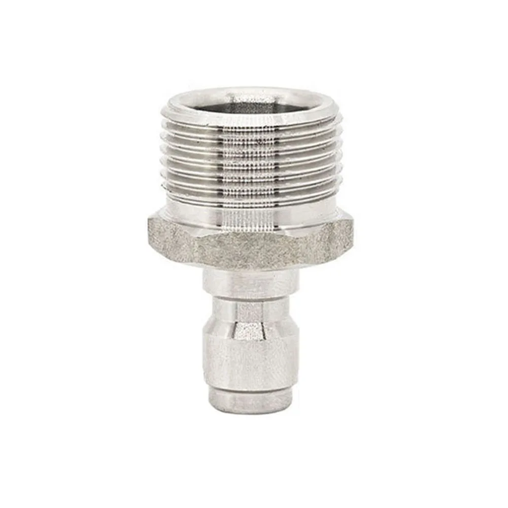 Quick Connector for Pressure Washer Stainless Steel 22x1.5mm Male Female Fittings Garden Car Washing Outdoor Use