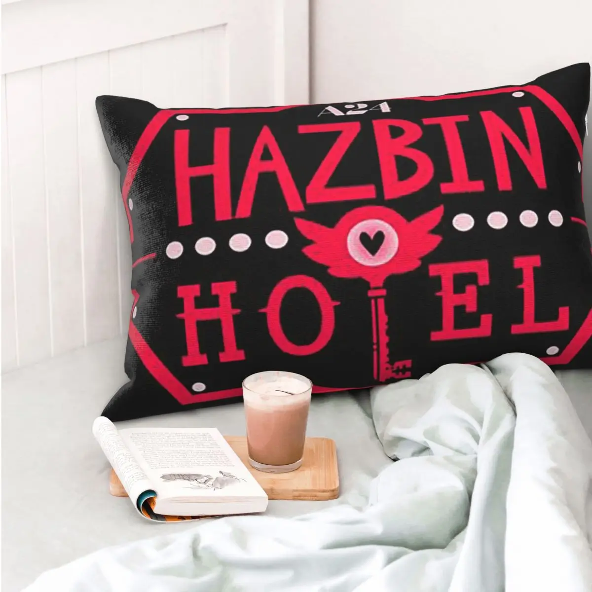 Hazbin Hotels Comedy Anime America Song And Dance Rectangle Pillowcase Cushion Cover Decorative Bedroom Bed Home Throw Pillow