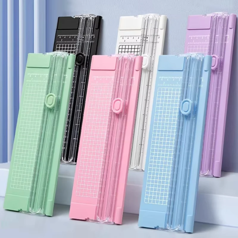 1pcA4 ماكينة تشذيب الورق الصغيرة الة قطع الورق لبطاقة ورق الحرف صور مغلفة ورقة سجل القصاصات أدوات الحرف المنزلية جديد #1