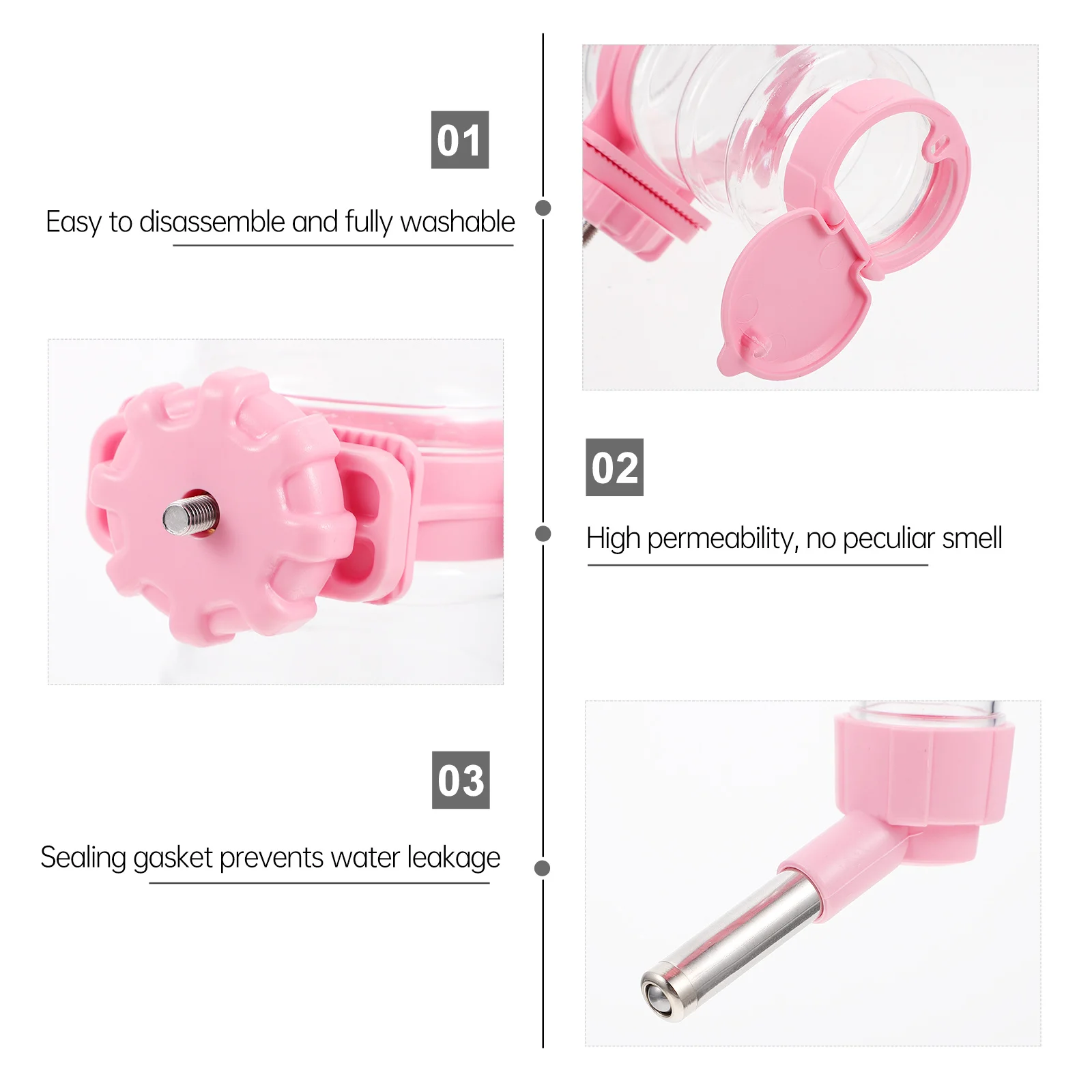 

Автоматическая поилка для животных, 473 мл, большая емкость, для собак, кошек, голубей, практичная.