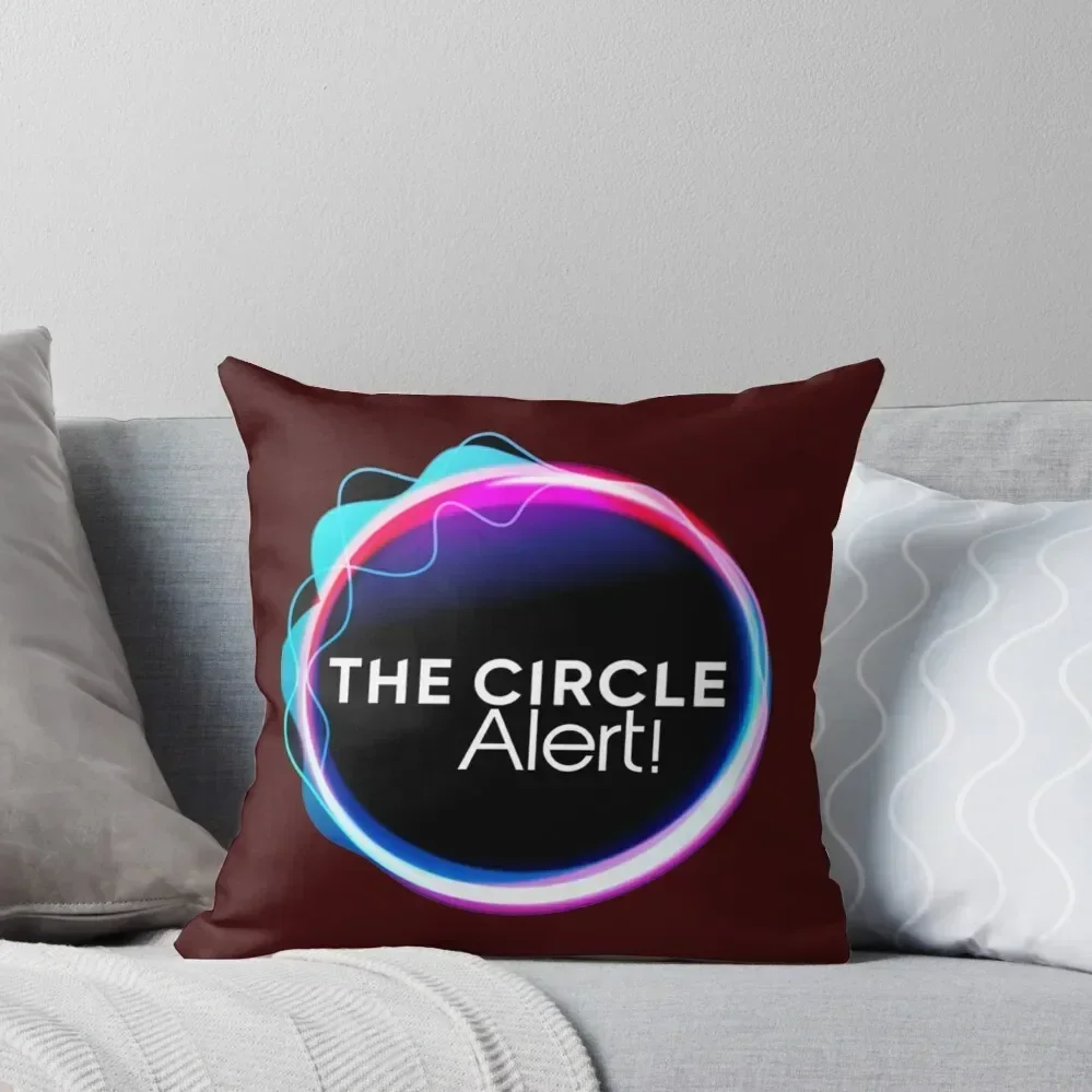 

The Circle Alert! Throw Pillow Sofa Pillow Cover Pillowcases Bed Cushions Decorative Sofa Cushion Cushions For Children pillow