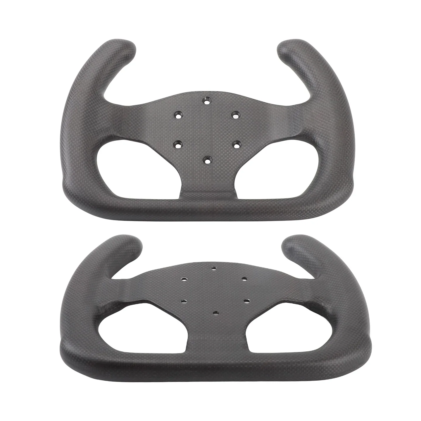 Dry Carbon Fiber Steering Wheel GT 300mm Open Lightweight Simulator Control Wheel Body RUNSCO CODE R300