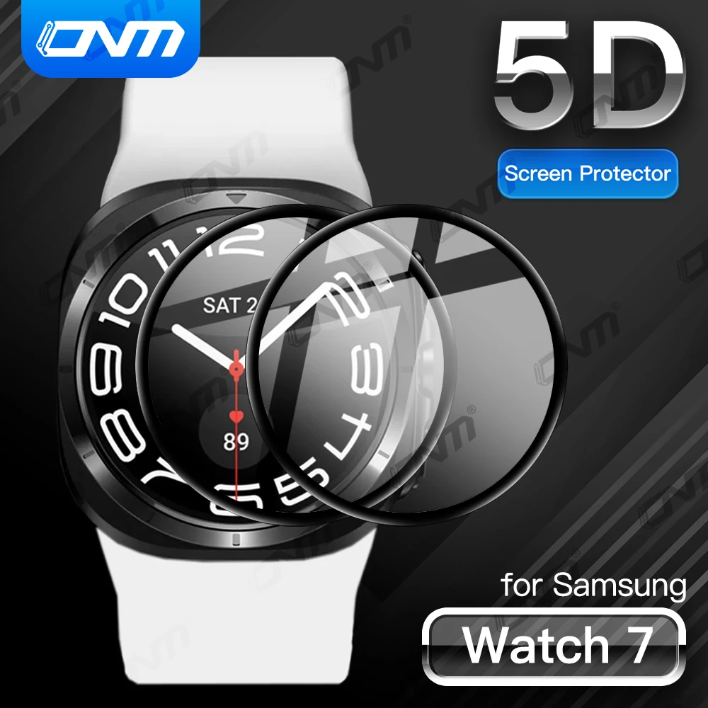 

5D Protective Film for Samsung Galaxy Watch 7 Ultra 44mm 40mm Accessories Screen Protector Anti-scratch Film (Not Glass)