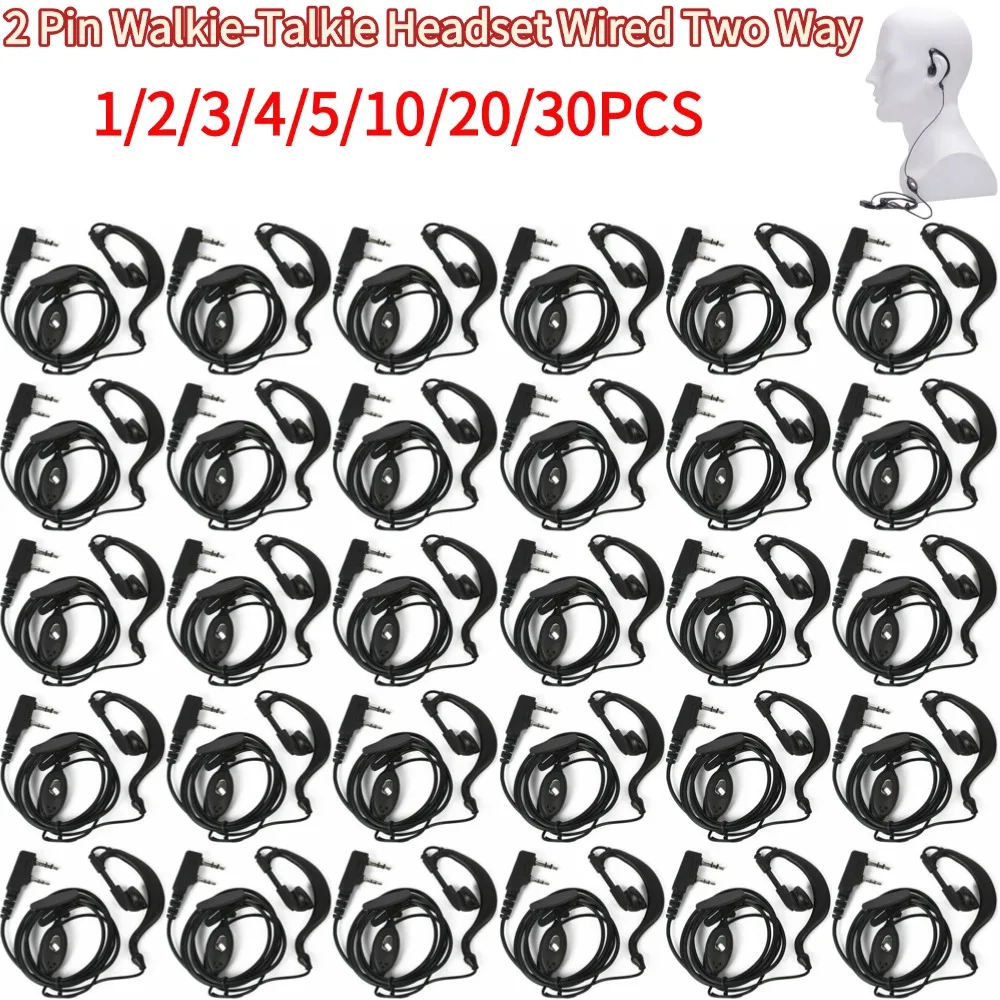 

Гарнитура для рации с K-разъемом, проводная, для двухсторонней связи, для Baofeng BF-888S UV5R