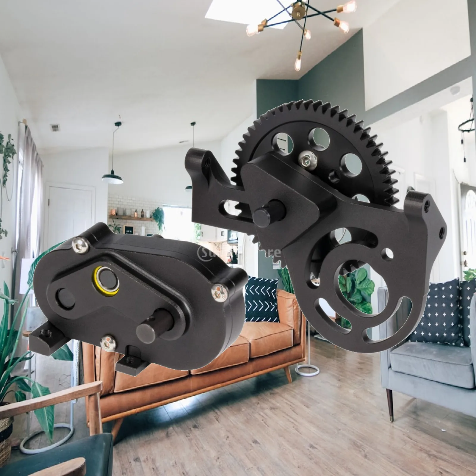 RC Crawler Gearbox Compact Gearbox with Gear RC Gearbox Case Lightweight for Custom Trail Rigs