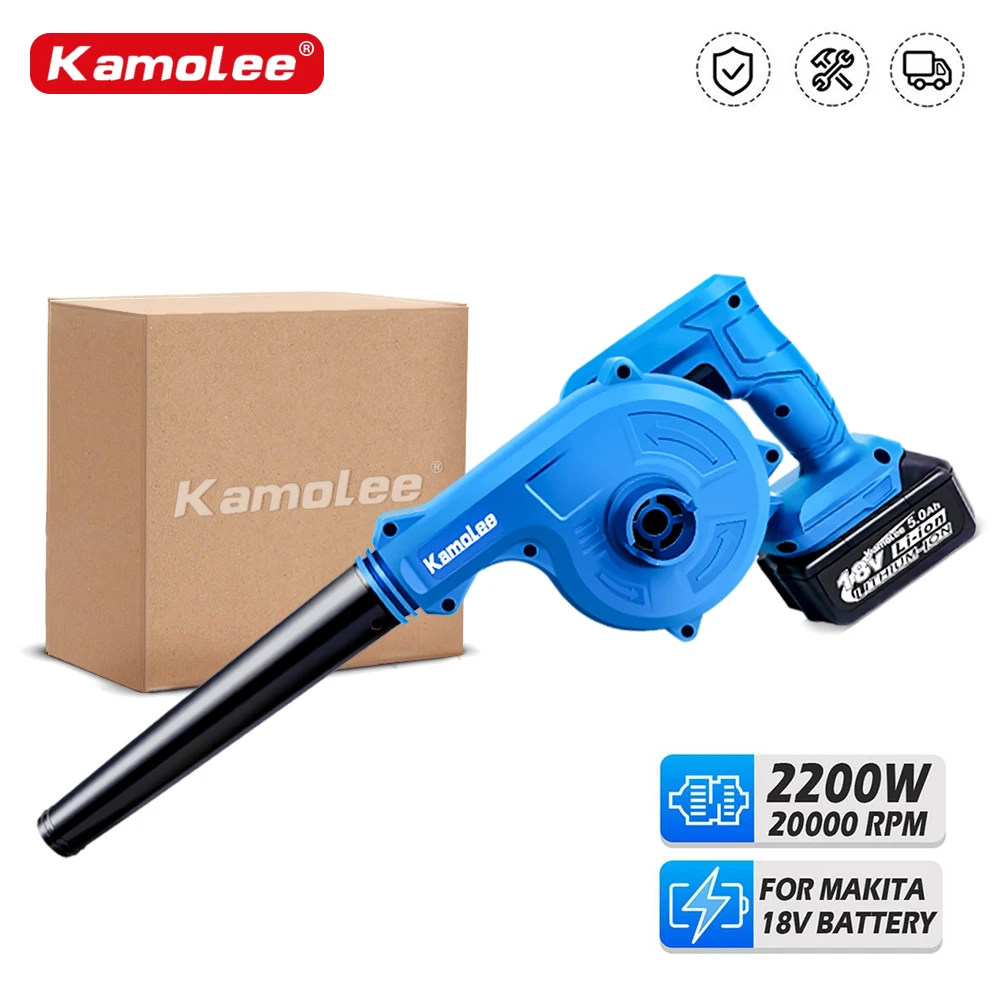 Kamolee Cordless  Electric Air Blower Set DUB185 2 In 1 20000rpm  Compatible Suitable for Makita 18V Battery