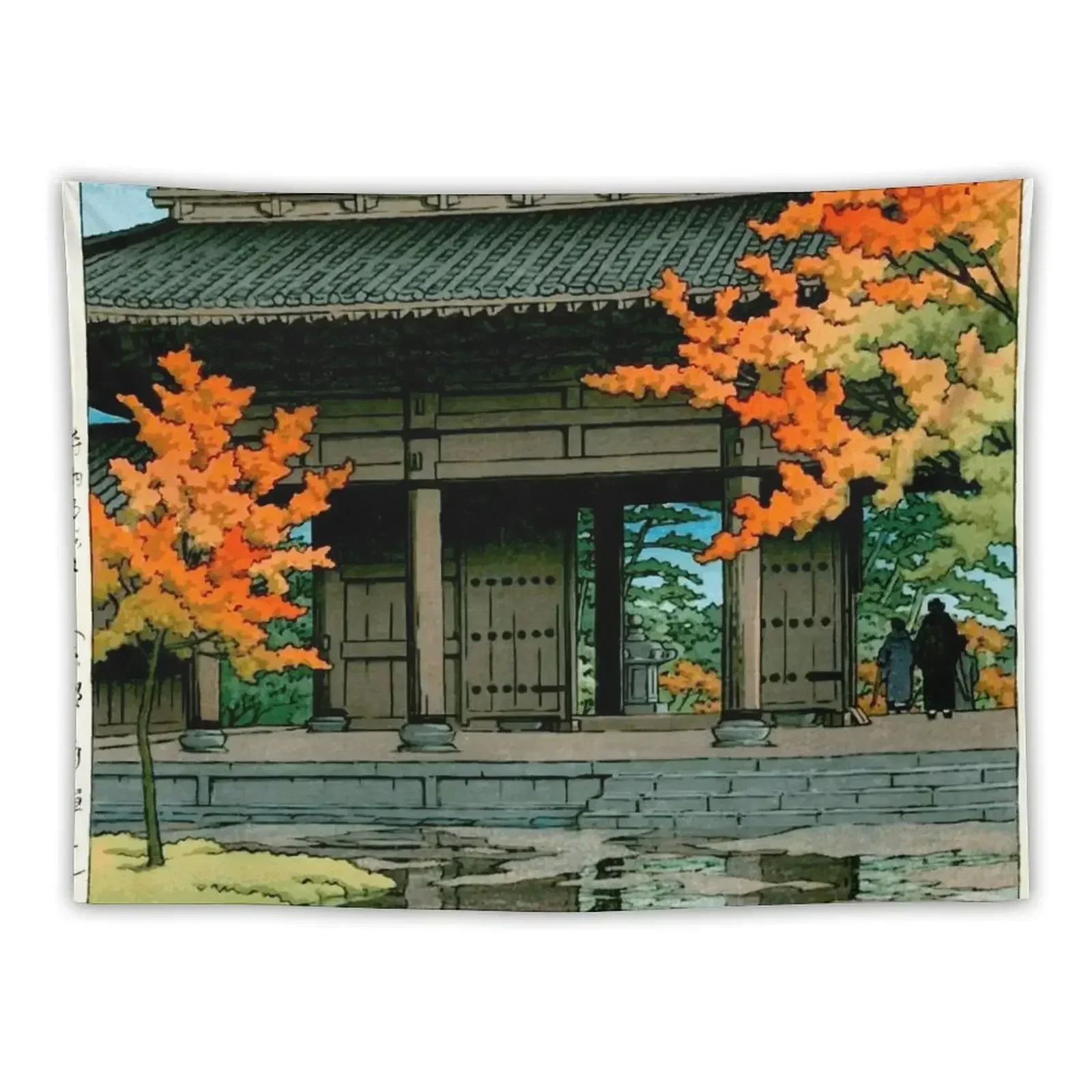 After Autumn Shower Hasui Kawase Tapestry Wall Deco Decoration Home Decorative Wall Decor For Bedroom Tapestry