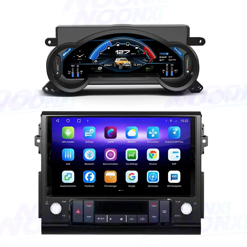 

For Toyota FJ Cruiser 2006-2020 Car Digital Cluster LCD Dashboard Instrument Car Radio GPS Nav Video Android Head Unit Carplay