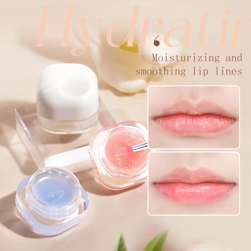 Berry Jelly Lip Balm Day & Night Moisturizing Lip Mask Hydrating Lip Care Nourishing Natural LongLasting Lipstick Base Skin Care