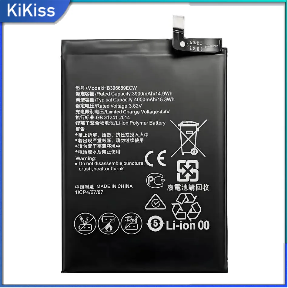 

Battery HB396689ECW HB406689ECW For Huawei Y7 Prime 2017 Mate 9 Pro For Honor 8C Y9 2018 Enjoy 7 Plus P40 Lite E Trt-L53 TRTL21A