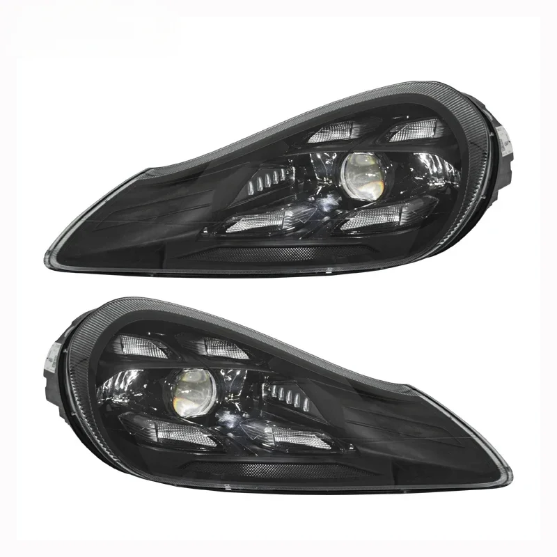 For Porsche Cayenne 957 2007-2010 2pcs PDLS Style Full LED Headlamp Assembly Projector Lens Car Front Light Upgrade Accessories - view 2