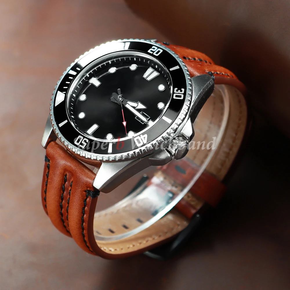خمر النفط الشمع جلد البقر حزام ساعة اليد 20 مللي متر 22 مللي متر 24 مللي متر البني الساعات لسامسونج غالاكسي حزام (استيك) ساعة الرجال سوار #5