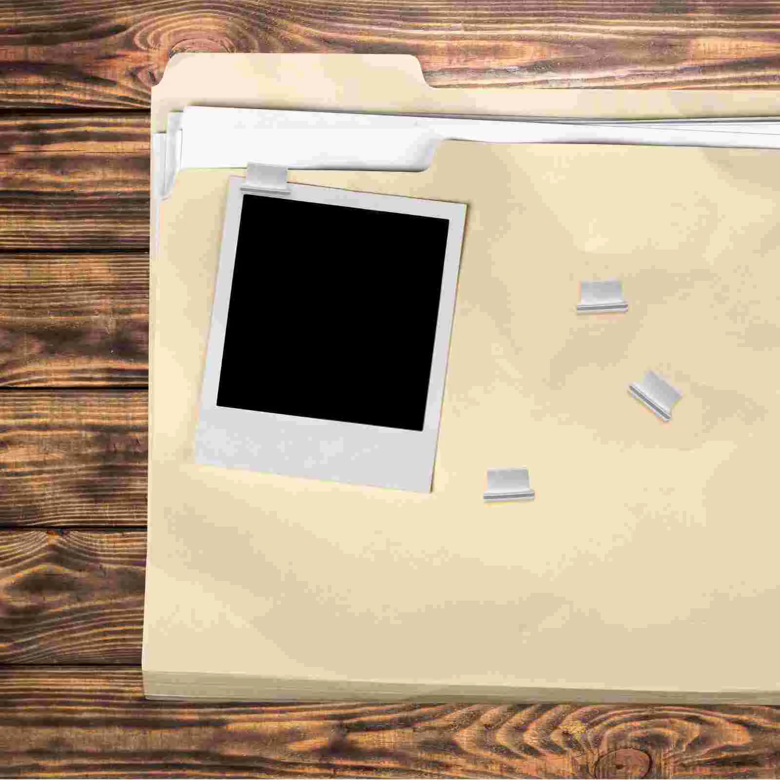 4 Boxen Multifunktions-Hefter-Clips, nahtloser Binder, Haushaltsnachfüllung, wiederverwendbare Muschel