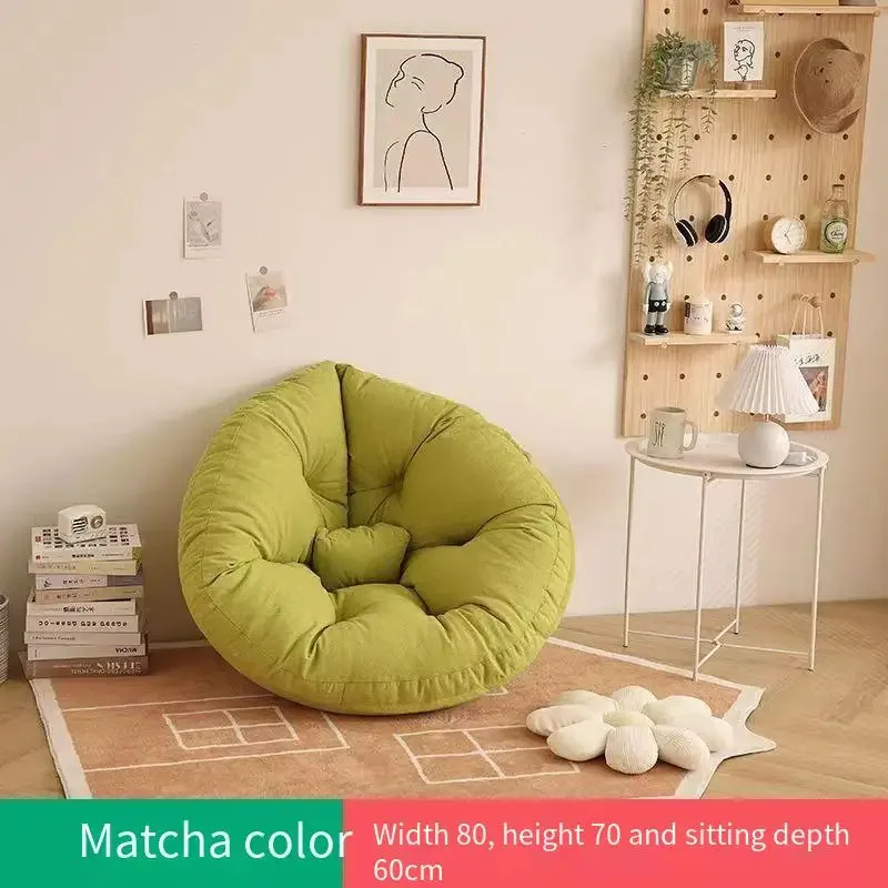 Living room Floor lazy bean bag chairs nordic Velvet seat puffs Relaxing giant puffs bed adults tatami soft pouf chair furniture