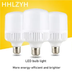100W LED Screw Mouth Light E27 220V Non Flickering High Brightness White Light Eye Protection High Heat Dissipation Light Bulb
