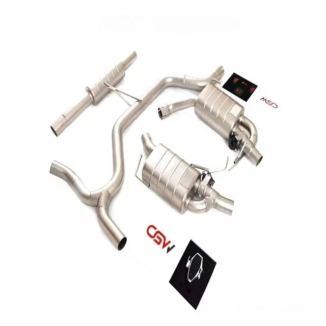 Valve‑Cut‑Out Cat‑Back Exhaust Muffler Assembly, Fit For Volkswagen Lamondo GTS 2.0T 2017+