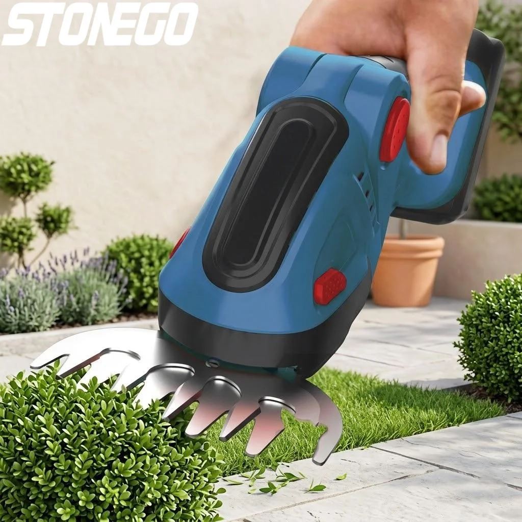 

Аккумуляторный триммер для газона 24В, 2-в-1: ручная газонокосилка и секатор для обрезки, садовый инструмент для легкого ухода за кустами