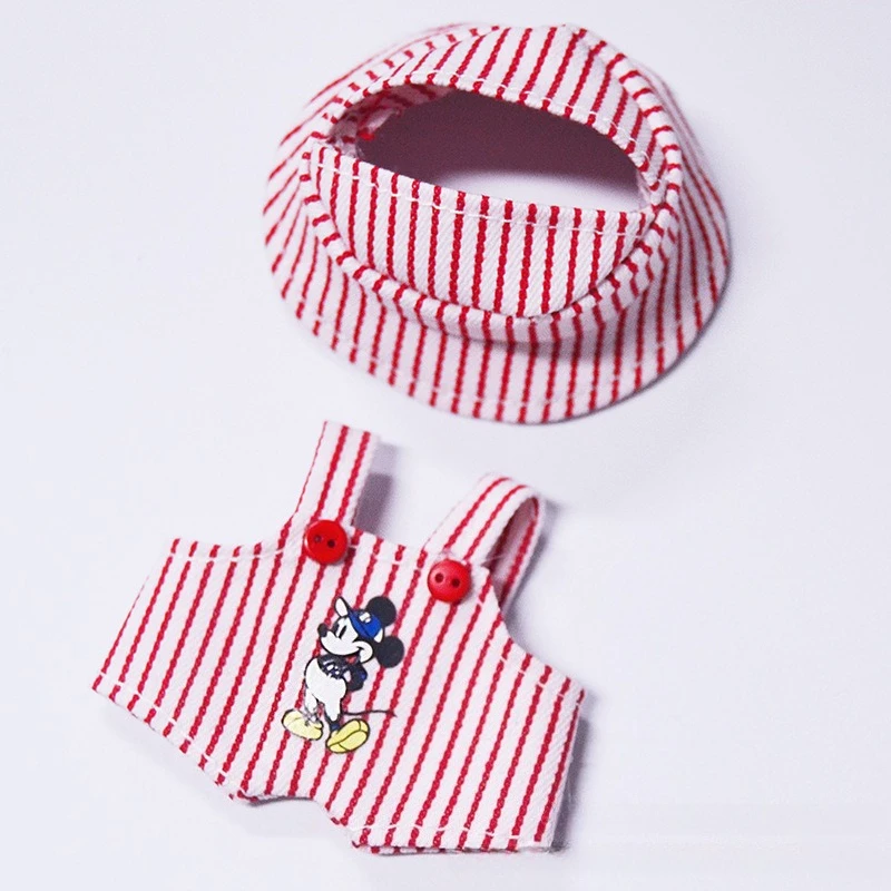 2Pcs Mini Labubu Dress Set for 10cm Doll Universal Clothes for Love Series Doll Clothes Outfit Accessories Girl Gift