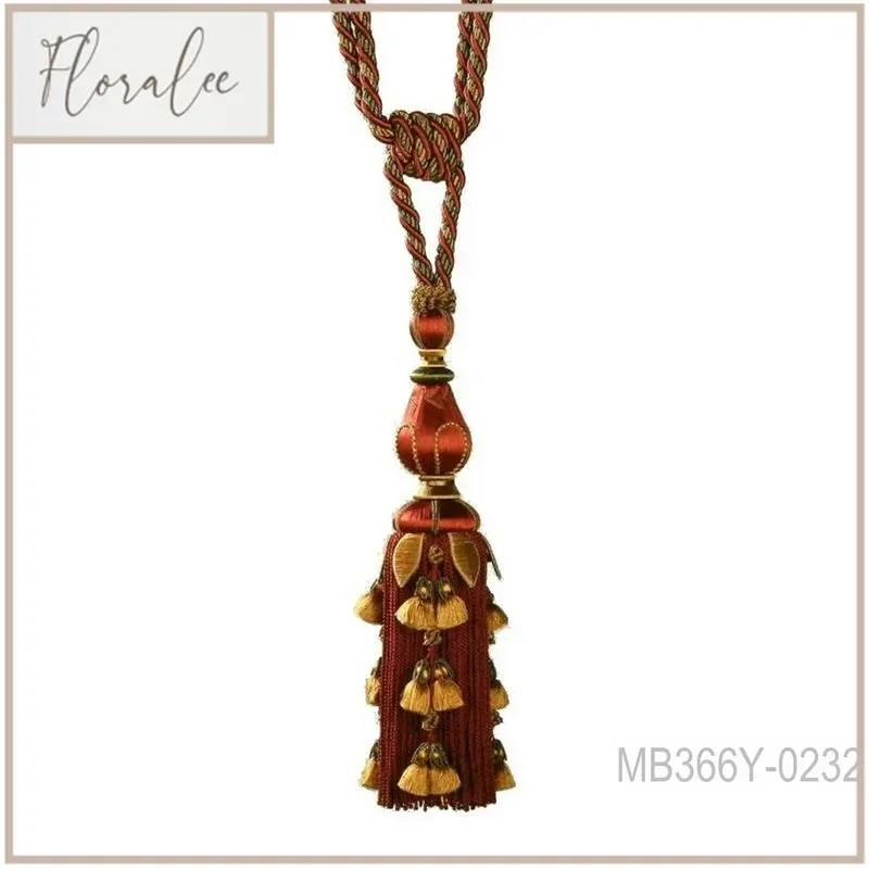 

2pcs Tassel Hanging Pendant Curtain Accessories Fringe Silk Thread Pendant Decoration Handmade Crafts Key Tassels