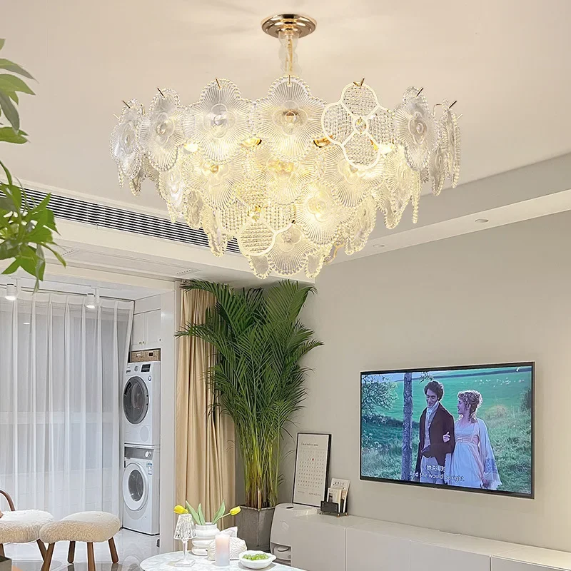 

Luxury Chandelier Pendant Lights Ceiling Lamp Decoration Elegant Pendant Lights Modern Living Room Indoor Lighting Lustres LLPL