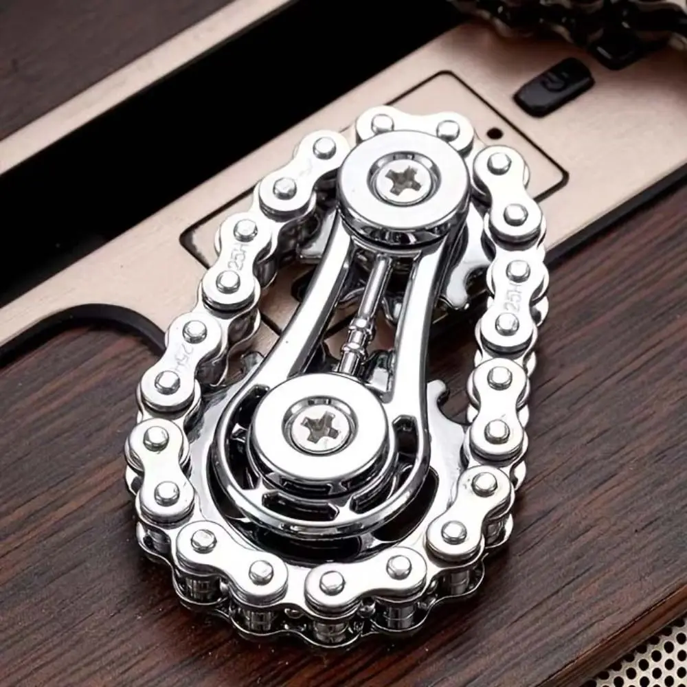 EDC Spinner Sprocket Fidget Spinner Metal Bike Chain Antistress Anxiety Flywheel Fingertip Gyro Durable Novelty