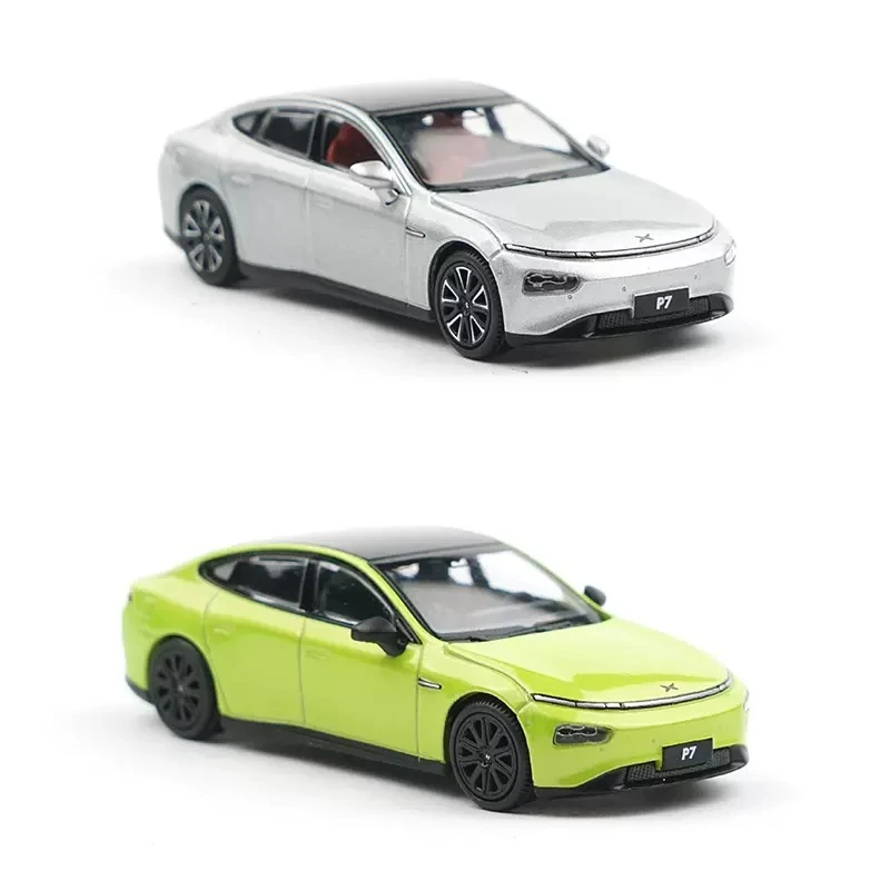 

XCarToys 1:64 XPENG P7 зеленая/Серебристая модель автомобиля