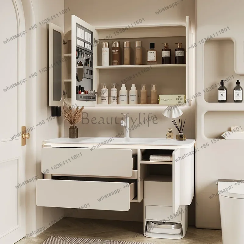 LD Display Organizer Bathroom Cabinet Storage Shelves Toilet Partitions Luxury Drawers Cupboard Paper Archivadores Room