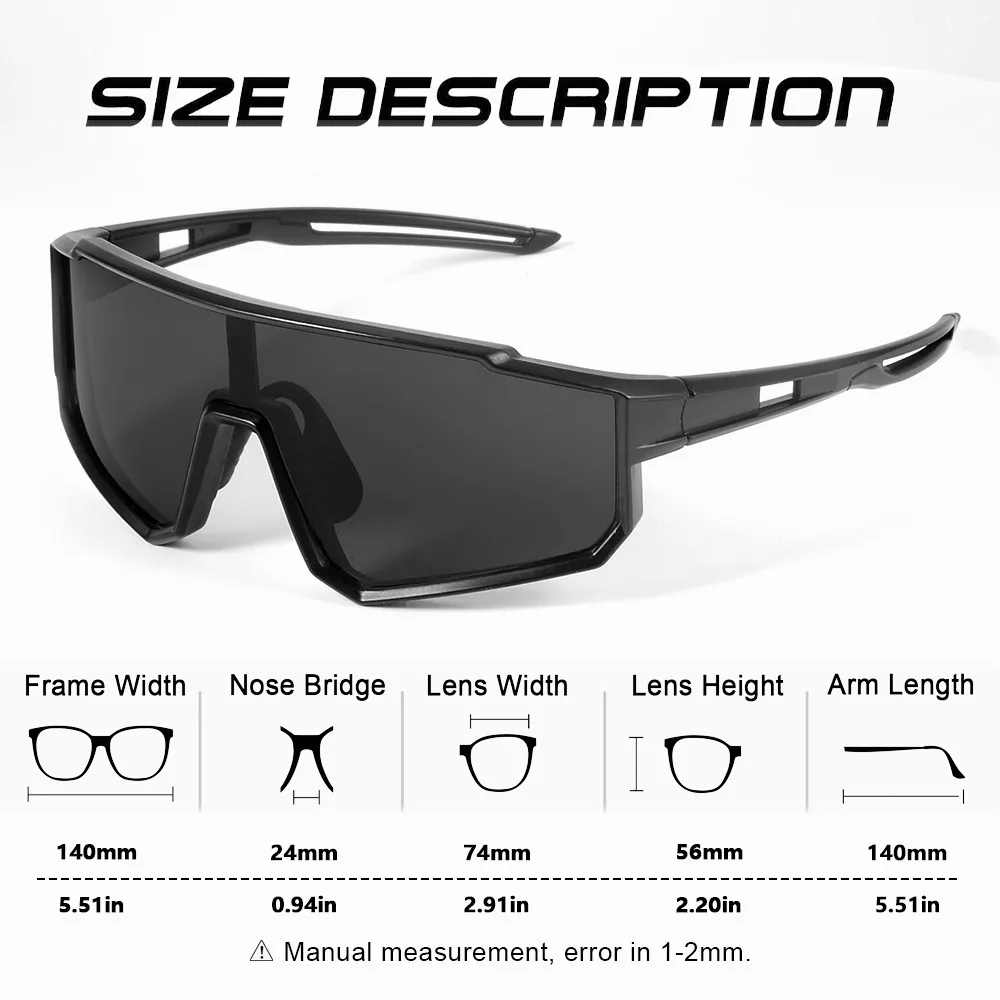 AOFLY Polarized Sunglasses Men Lightweight Frame Anti Glare Driving Fishing Golf Outdoors Photochromic Sun Glasses Male Women image 4