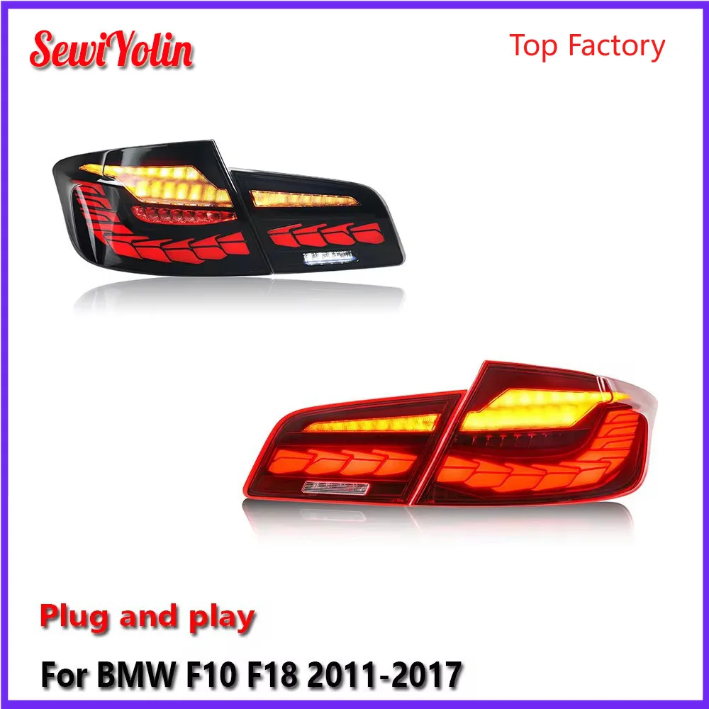 

Автомобильные аксессуары Светодиодные задние фонари для BMW F10 F18 2011-2017 Авто DRL Противотуманные задние фонари прицепа Поворотный сигнал Voiture Plug And Play