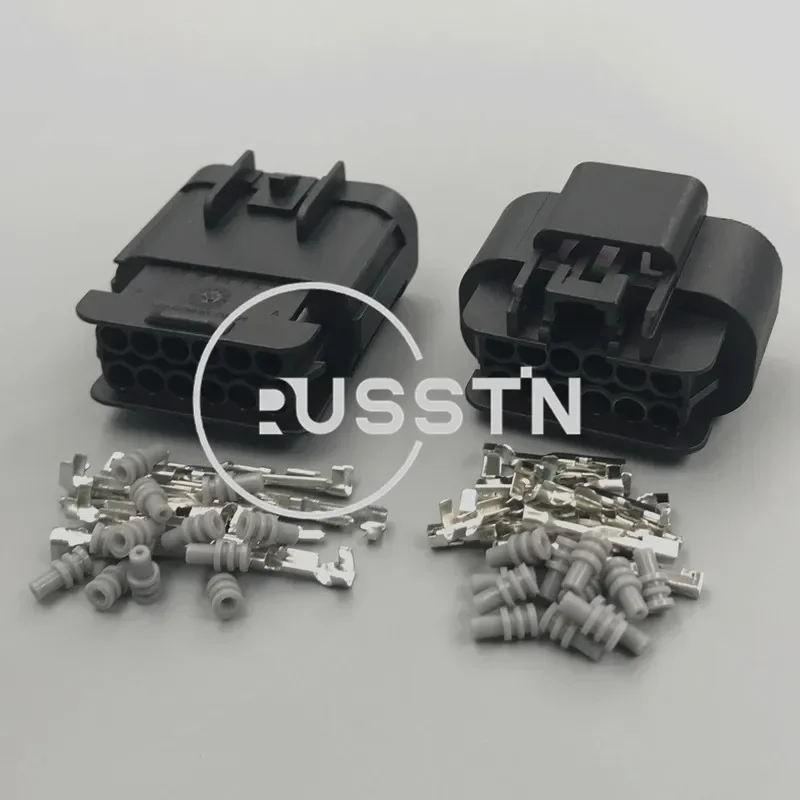 1 Set 12 Hole GT Waterproof Auto Wire Electric Socket AC Assembly Automotive Connector For Cars BUICK 15326849 15326854 13530777