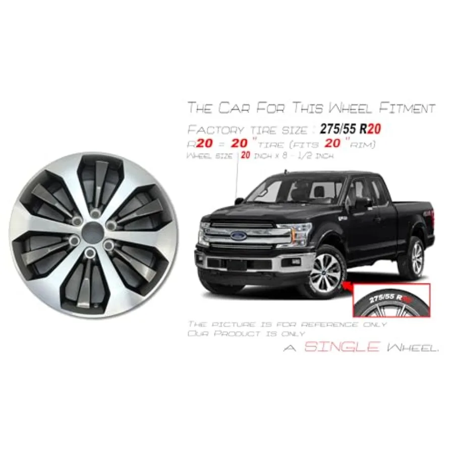 ل F150 بيك اب OEM تصميم عجلة 20 20152020 تشكيله الفحم واحد استبدال حافة