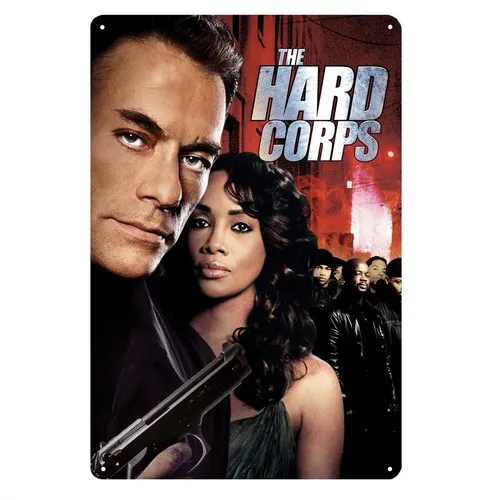 The Hard Corps jean claude van damme Movie Metal Poster Tin Sign 20x30cm Plaque  -Aluminum