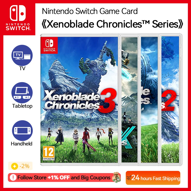 Xenoblade Chronicles Series Nintendo Switch Game Deals Physical for Nintendo Switch OLED Switch Lite Nintendo Switch Game Cards