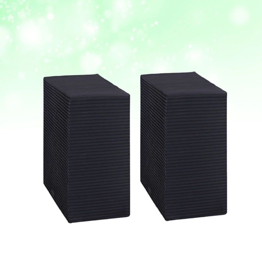 

2Pcs Activated Carbon Filter Aquarium Honeycomb Fish Tank Deodorant Charcoal Filters Odor Removal Home Shop Pet Supplies