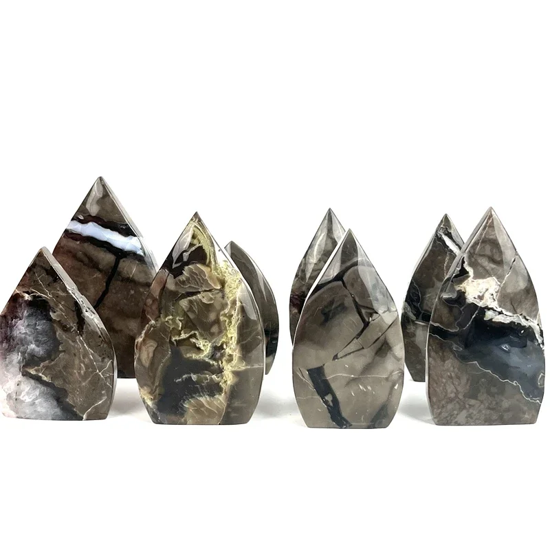 

# Hot Sales New Arrival High Quality Natural Stone Fluorescent Agate Ornament Spiritual Healing For Home Decoration