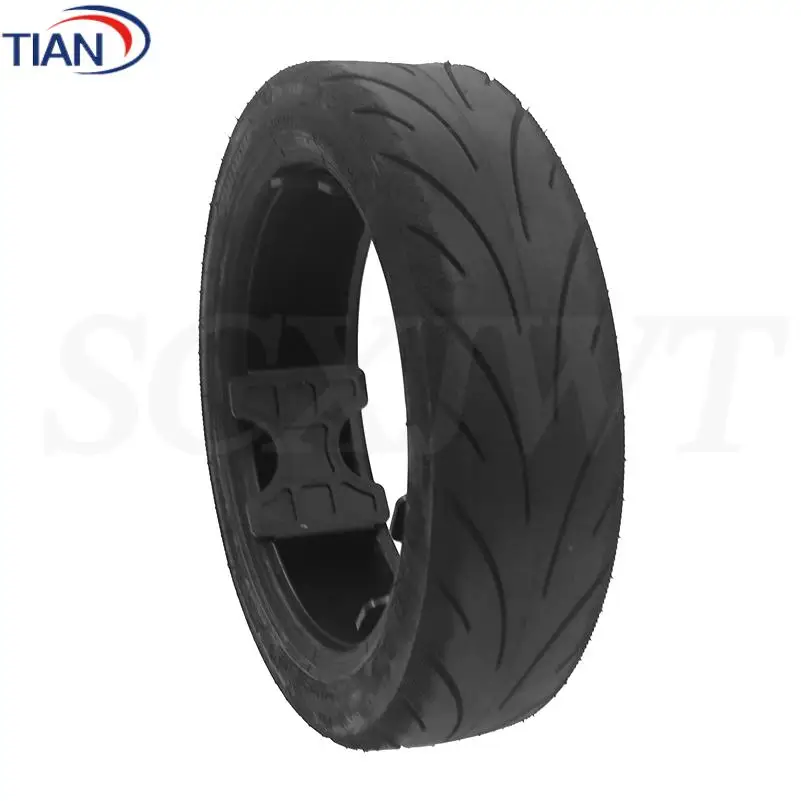 No Inflation Explode Proof Tire Compatible for Ninebot Max G30 60/70-6.5 Black Vacuum Tire with Valve image 2