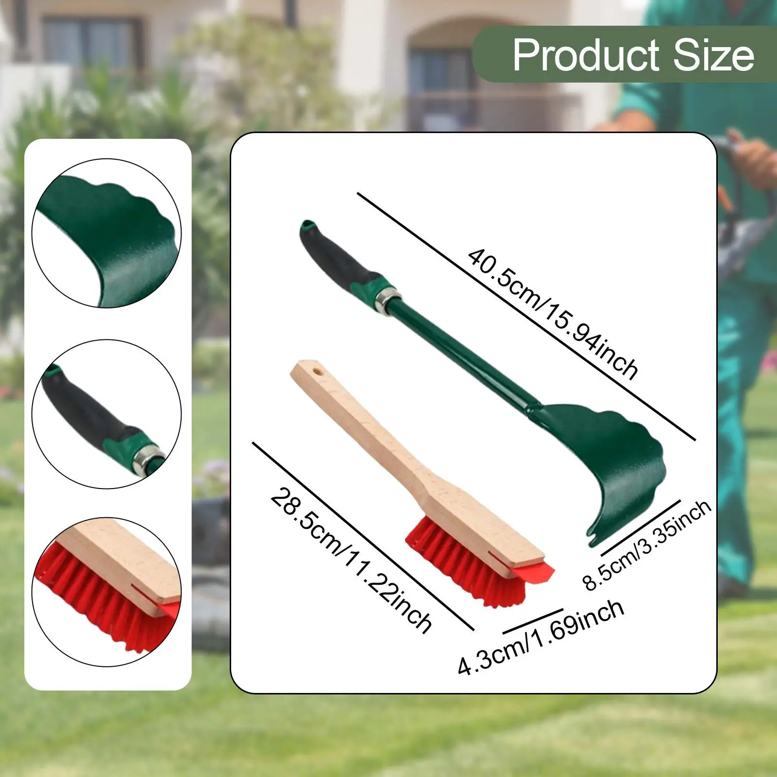 Mower Deck Scraper Wear Resistant Comfortable Easy to Clean Long Handle