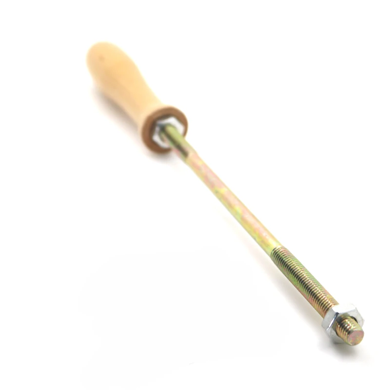 

Personalized Iron Brass Handle for Burning Mold Stamp, Brand Handle for Cake and Cookie Sweets, 8mm Diameter Screw, 30cm