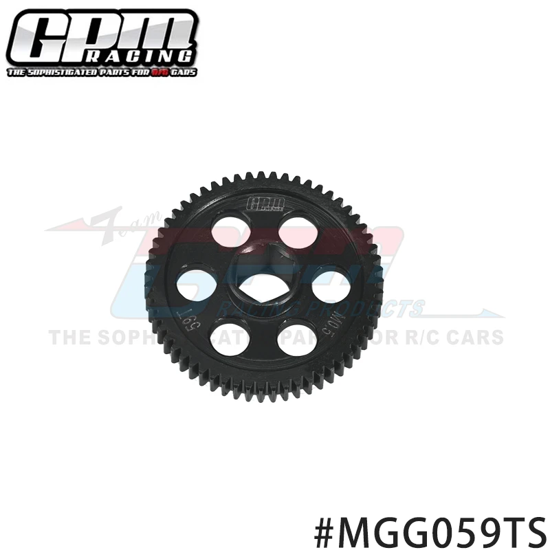 GPM Med CS Spur Gear 0.5 Mod 59T For ARRMA 1/18 Granite, Typhon, Mojave Grom