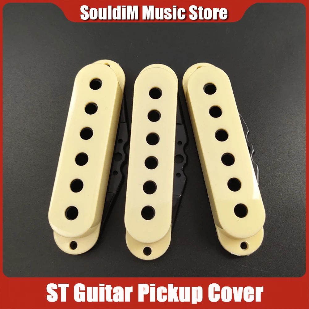 3pcs Multi Color SSS Single Coil ST Electric Guitar Pickup Covers with Pickup Bobbin 48mm/50mm/52mm Guitar Accessories