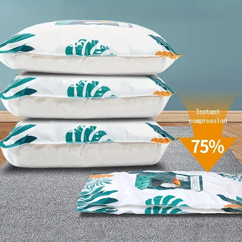 1/3/4/5/8 pcs Large Capacity Vacuum Compression Bag Blanket storage bag Dustproof Pouch Lightweight Clothes Bag For Travel