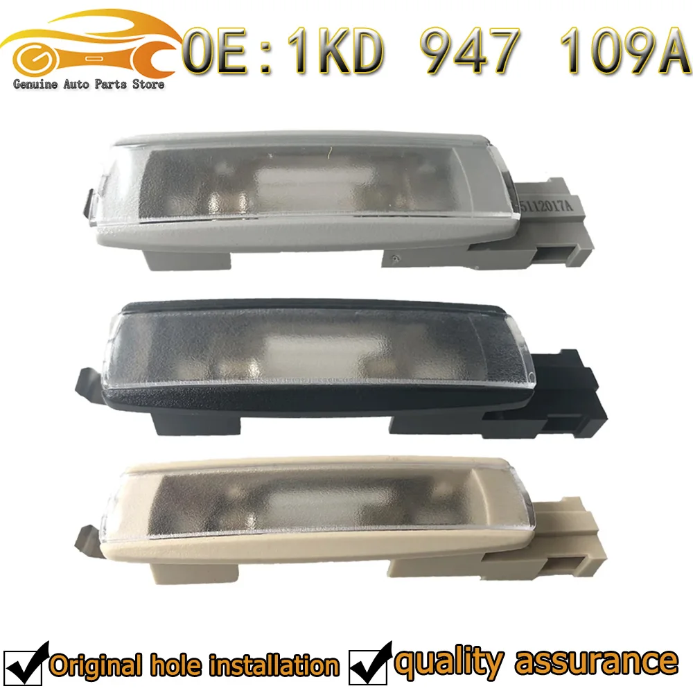 Передний солнцезащитный козырек x1, интерьерная лампа для чтения на крыше для VW Golf 5 6 7 Jetta Passat B6 B7 CC Polo Tiguan Bettle Touran 1K0947109