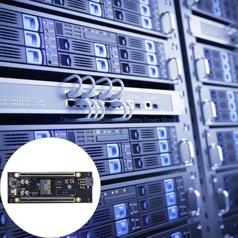 adaptador bifurcación PCIe .0 HX6A admite tarjetas video y almacenamiento NVMe