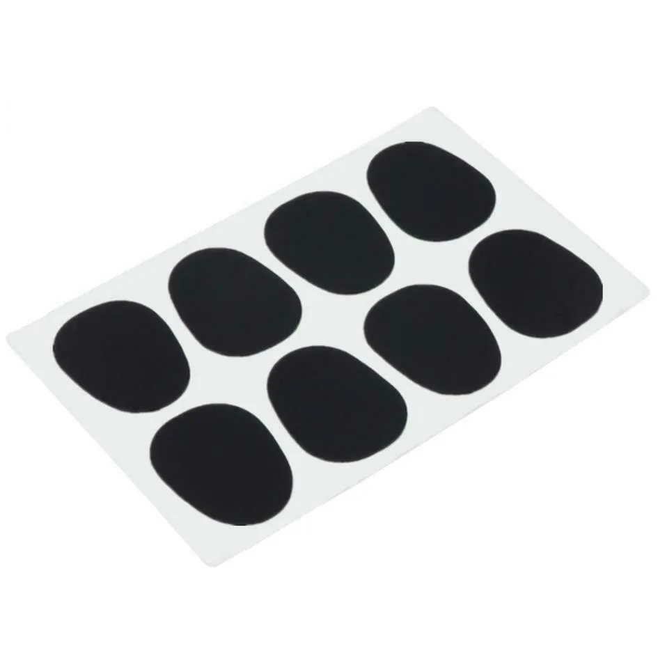 8pcs Sax Mouthpiece Patches Pads Cushions Black 0.8mm For Alto/Tenor Saxophone Accessories Protect Teeth Mouthpiece Cushions