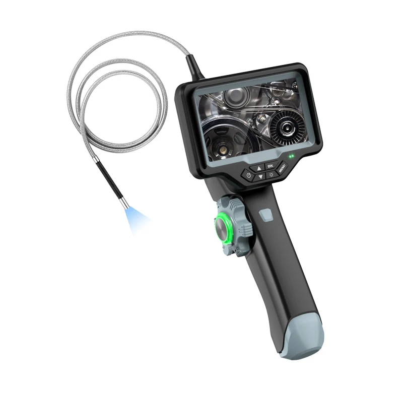 Two way 360 degree rotation high-definition industrial endoscope auto repair engine inspection high temperature resistance