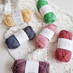 50g Ball Lotus Linen Cotton Handknitting Yarn Summer Yarn